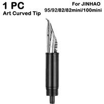 Jinhao Fountain Pen Nib For 9019 / X159 / 82 / 100 / 9056 / 9036 Series Stationery School Office Supplies Silver/Black Color