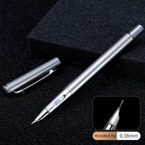 BANMI Metal Fountain Pen Full Steel Art Bent Nib Practice Calligraphy Business Signature Pen Staionery School Office Supplies
