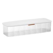 Desktop Data Cable Storage Box Line Organizer Container Case Blue balto aukso spalvos