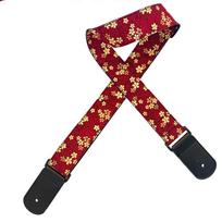 Vintage Electric Guitar Belts Embroidered Print Guitar Shoulder Belt  Guitar Accessories style 7