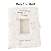 1pc Loose-leaf Photo Card Binder PU Collectibles Booklet  for Polaroid & Idol Cards 1pc Binder