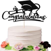 2025 Congratulations Cake Toppers Multi-Styles Bachelor Cap Graduate Birthday Cake Decoration Acrylic Congrats Cake Topper juoda