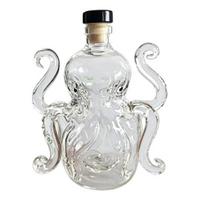 Octopus Whiskey Bottle, Funny 3D Glass Animal Decanter, 320ml Unique Liquor Dispenser for Home Bar Decor, Novelty Gift for Men Dad Husband juoda