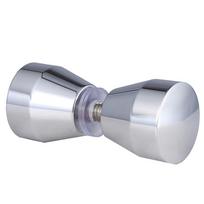 1PC Aluminum Alloy Glass Door Knob Puller Push Kitchen Bathroom Shower Cabinet Handle with Screw Home Hardware