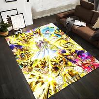 Gold Saint Anime Characters Pattern Carpet for Living Room Decor Suitable for use as an anti-slip for living room bedroom sofas 40x60cm( 15x23in )