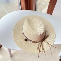 Vacation Style Niche Fashion Cowboy Hat Travel Sunshade Beach Hat Summer Japanese Versatile Hat Women M（56-58cm）