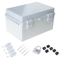 Practical Industrial Waterproof Electrical Box With Lock And Wall Mounted Set Accessory for Outdoor Applications pilka