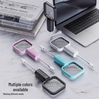 USB daugiafunkcinis mini elektrinis uodų ir musių raketė su masalo ir atbaidymo funkcijomis USB Random Color Mosquito Swatter Bare gray