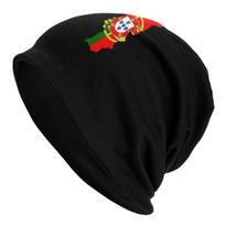 Heartbeat Portugal Country Flag Skullies Beanies Caps Unisex Hip Hop Winter Knit Hat Adult Portuguese Heart Family Bonnet Hats Beanies Hat