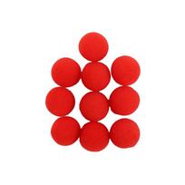 Magic 10Pcs Sponge Ball Red Magic Props Comedy Tricks Finger Sponge Play Ball Gift For Kid Halloween Party Masquerade