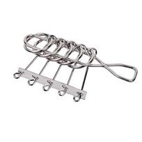 Difficulty High 9 Linked Rings Puzzle Iq Metal Brain Puzzles Game Rompecabezas Metalicos Rompicapo Difficili Juguetes De Unloop