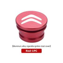 Car Cigarette Lighter Cover Eject Button Metal Dust Cover For Citroen Jumper Celysee Cactus Picasso Aircross Saxo Grand