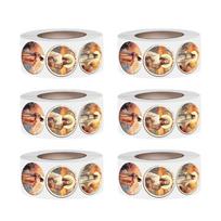 6 Rolls Creative Sticker Suitable for Handmade Card Gift Wrapping Journal Doodling Home Atmospheres Enhancement 1