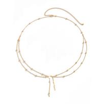 Sexy Double-Layer Body Chain for Women Girls Fashion Tassel Waist Chain Beach Party Jewelry Accessories