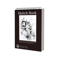 Perforated Pages Spiral Bound Artist Sketchbook Portable Drawing Pad  Crayon Drawing Style-B
