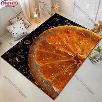 Colorful Fruit-Inspired rugs for Living Spaces carpet for home sofa bedroom, gift mats 40cm x 60cm