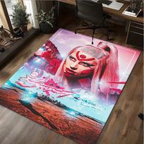 Lady Gaga Rug - Home carpet Office Decorative Carpet For Living Room Bedroom Door Mat Floor Rug Computer Chair Area Rug 40x60cm( 15x23in )