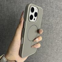 Mesh Hole Heat Dissipation Case for For Iphone16 1 14 Plus 13 12 11 16Pro Max For  Wireless Charge Hard PC Thin Cover For iPhone 16Pro Max