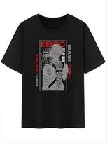 Unisex Anime Character Pattern Cotton TShirtJJK Jujutsu Kaisen Character Impression Short Sleeve Tee Shirt S įvairiaspalvis