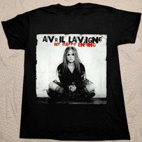 Sale Avril Lavigne My Happy Ending Cotton Black S 4Xl T Shirt S įvairiaspalvis