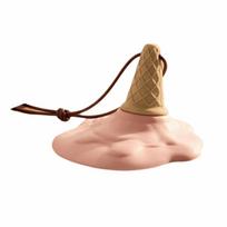 Bottom Suction Cup Safety Door Plug Simulation Ice Cream Anti-Collision Pad  Baby Safety rožinė