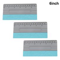 3Pcs Car Window Decal Film DIY Squeegee Window Tinting Tool 14cm 19cm 24cm 29cm Suede Glass Water Wiper Car Accessories