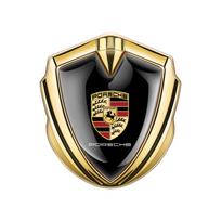 1 vnt. Automobilio stiliaus metalinės šoninės sparno ir bagažinės apsauginės emblemos lipdukai Porsche 928 Boxster Cayenne Panamera Carrera-GT 918-Spyder 968