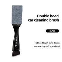 Car Air Outlet Cleaning Tool Dust Brush Car Accessories Key For Tesla Y X Model 3 S Roadster Juguete Coil Cybertruck Bonina Kit juoda