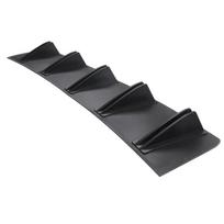 LAICY For Honda Civic Del Sol Car Rear Diffuser Shark Fins Bumper Splitter Chin Spoiler Lip Black Shunt Rear Bumper Lip matinė juoda spalva
