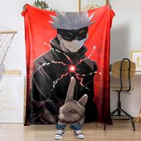 This Stylish Jujutsu Kaisen Pattern Blanket Is Perfect for Bed or Any Other Occasion, Making It A Perfect Gift Choice. 75x90cm