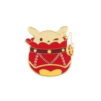 Game Genshin Impact Xiao Wendi Tartaglia Pins Brooch Cosplay Badge Costume Props Mask Luminous Metal Pin Brooch Accessories Gift