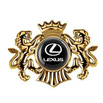 Crown Lion Car Side Window Fender Metal Emblem Badge Decoration Sticker For Lexus CT200h Fsport ES LS IS GS LC RC GC RX UX NX LX auksas