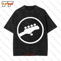 Bass Guitars Fret Fretless Vintage Oversized TShirt WCJ S