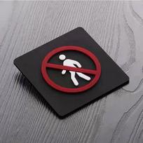 10x10cm WIFI sign No smoking CCTV SYSTEM sign Acrylic sign board balta