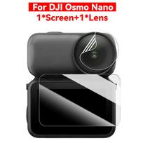5-1Sets for DJI Osmo Nano Camera Screen Protector Tempered Glass Anti-Scratch Film Camera Lens Protective Film for DJI Osmo Nano for DJI Osmo Nano