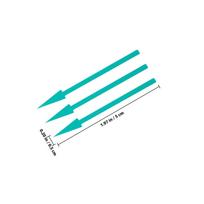 100Pcs Adhesive Instrument Panel Direction Stickers Waterproof Reflective Arrow Indicators for Accurate Gauge Reading Industrial žalia