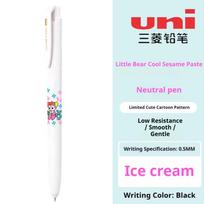 Uni Signo UMN-185 Kuma Kuma Bear Limited Gel Pen-0.5mm Low Viscosity Tip for Effortless Exam Writing,Fast Note Taking&Study,Sign