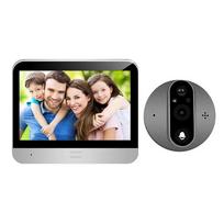 1080P WiFi Tuya Smart Video Doorbell 4.3 Inch Two-way Voice Intercom Door Eye Camera Home Security Night Vision Video Door Bell