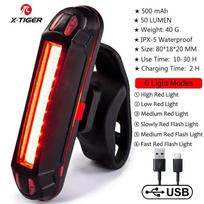 X-Tiger Bike Rear Light Super Bright Led Bicycle Light Usb Rechargeable Seatpost Fork Light Safety Warning Bicycle Taillight
