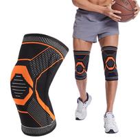 1Pcs Knee Brace With Patella Gel Pad & Side Stabilizers For Men Women,Knee Compression Sleeve For Any Sports,Meniscus Tear,Sport S