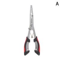 Ergonomic Anti-slip Multi-functional Fish Pliers Outdoor Fishing Tools with Line Cutter Ties Hooks - Durable Cutters for Anglers