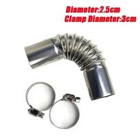 Double Layer Air Diesel Parking Heater Stainless Steel Exhaust Pipe Truck Tube Gas Vent Hose 60cm 100cm 150cm 200cm 300cm Amagi