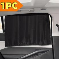 car curtains for sun protection and heat insulation, car suction cup type sunshade curtains, black privacy side universal
