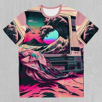 Digital Trippy Galaxies 3D Printed High Quality Milk Fiber T-shirt Men Top Breathable Quick Dry Summer Soft Material 210gsm S
