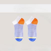 Men's Socks, Pure Cotton Summer All-cotton Anti-odor, Sweat-absorbing and Anti-odor Men's Summer Low-top Sports Men's Socks 1 pair violetinė