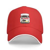 Nutella Baseball Caps Snapback Fashion Baseball Hats Breathable Casual Outdoor Unisex Polychromatic Customizable One Size