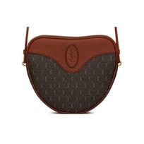 Saint Laurent Ysl Cassandre Monogram Canvas And Leather Heart Bag Women Shoulder Bag Multicolor 6752602UY2W2166 Basic Set (Bag+Dust Bag)