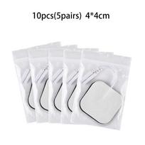 Reusable 4X4Cm 5X5Cm Tens Electrode Pads Self Adhesive Gel For Digital Therapy Massager 2 0Mm