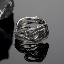 Punk Norvegų mitologija Jormungandas Gyvatės žiedas Vyrams Moterims Atidaromas Nerūdijančio plieno Ouroboras Vikingų Vyriškas Retro Islandiškas Papuošalas Dovanos 7