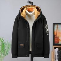 Žiemos didelio dydžio oro pajėgų piloto striukė Darbo drabužiai Medvilninė striukė Vyriška striukė su gobtuvu Parka Vyriška 4XL-10XL 10XL juoda